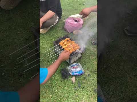 Kebab party in woods #kebablovers #mountains #nature