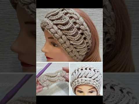 Crochet hair band ideas #crochet #crochethairband #crochethair #accessories #diy #latest #handmade