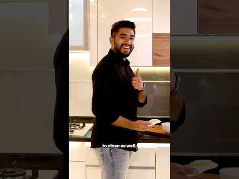 What’s MasterChef Mohammed Ashiq Cooking in our Kitchen?👀🔥 #MasterChef #KitchenDesign #DesignCafe