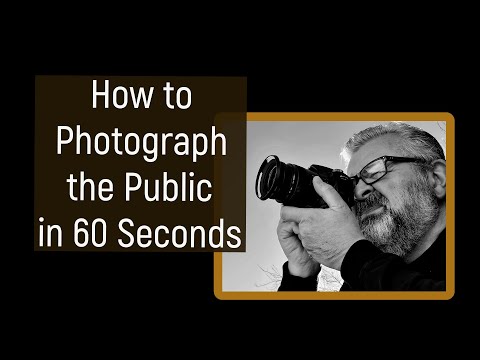 Learn How to Photograph the Public in 60 Seconds Sony a55 Camera Photo Class 421