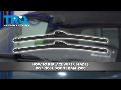 How to Replace Wiper Blades 1994-2001 Dodge Ram 1500