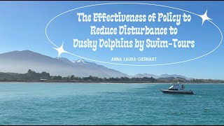 Effectiveness of Policy to Reduce Disturbance of Dusky Dolphins, Anna Laura Gierhart