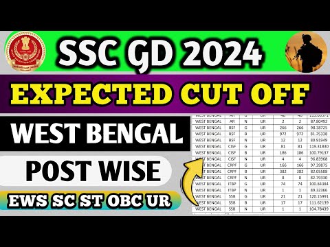 ssc gd cut off 2024 west bengal | west bengal ssc gd cut off 2024 | ssc gd west bengal cut off 2024