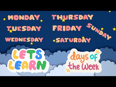 Learn the Days of the Week | Preschool Learning: Days of the Week Song for Toddlers & Kids