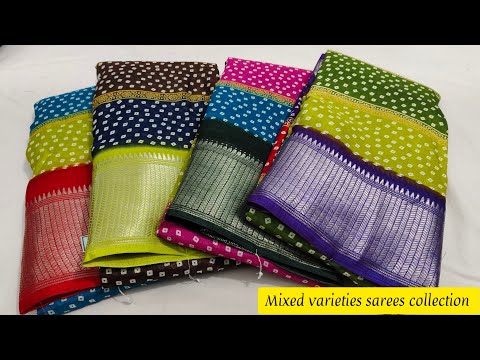 💖🔥New year trending collection 💖🔥| 30/12/2024 | Mixed sarees collection