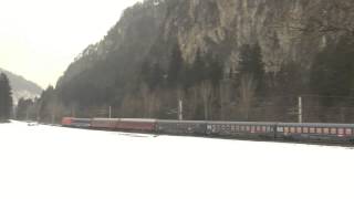 DRV 13411 "Alpen-Express" mit Salonwagen der Niederländischen Königsfamilie SR10