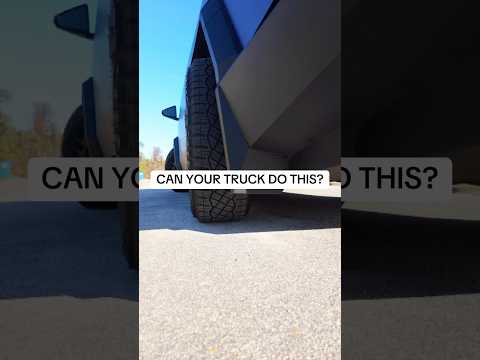 CAN YOUR TRUCK DO THIS? #cybertruck #tesla #truck