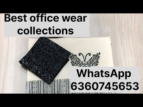 Cotton sarees for office wear collection 😊 #sarees