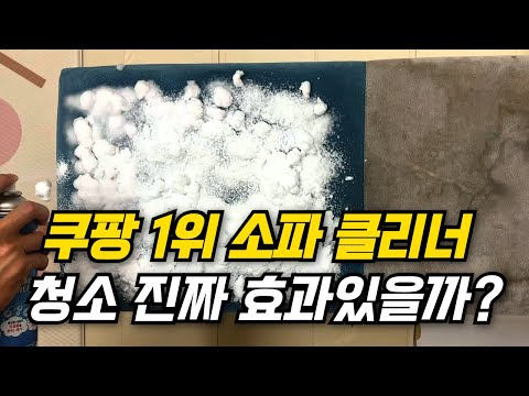 패브릭소파 클리너 정말 효과 있을까 ? 쿠팡/ 네이버 1위 상품 찐리뷰