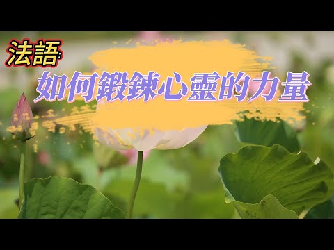 法語 鍛鍊心靈的力量#法語#佛學#佛理