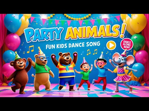 Party Animals! 🎉 | Fun Kids Dance Song | Dance, Sing, and Learn with MelodyKidsMVD