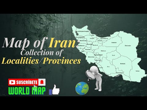 How to Run Iran Provinces Efficiently / All-31-Provinces of Iran / Persian Political Map