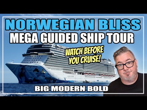 Norwegian Bliss Ship Tour | Walking Around a 1 Billion Dollar Cruise Ship