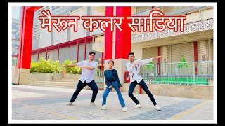 मरून कलर  साडिया | DANCE VIDEO | D4dancer CHOREOGRAPHY