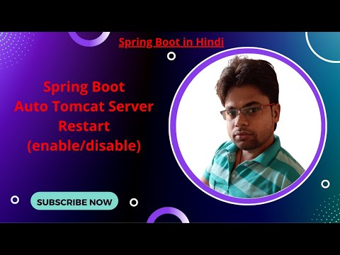 Enable and disable auto restart tomcat server in Spring boot #springboot #javatcoding #devtools