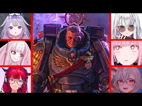 VTubers Reaction To Calgar Epic Entrance In Warhammer Space Marine 2 [ Warhammer 40k Clip ]