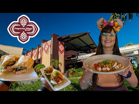 Kona cafe LUNCH 🏄 Disney World Polynesian resort food review 2025