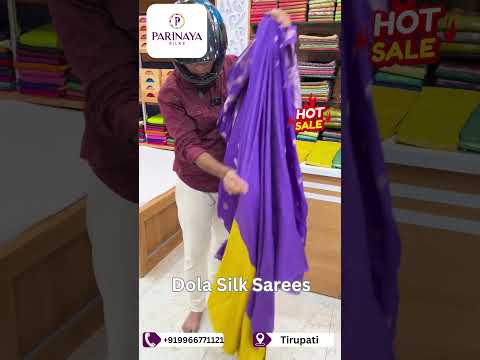 Dola Silk Sarees | New Collection.