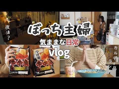 【vlog】病みやすいけど幸せのハードルは低いぼっち主婦【日常/購入品紹介/KALDI/お出かけ】