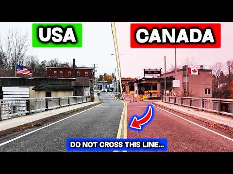 Why This Town Is In Both The US & Canada...