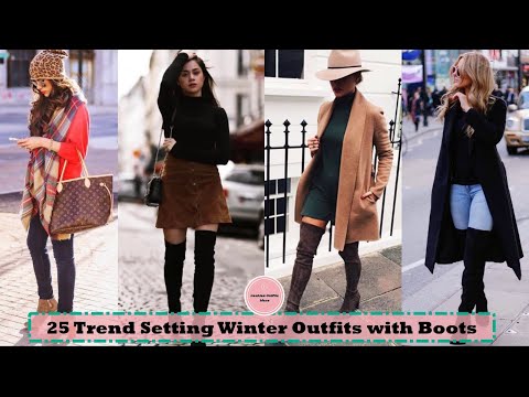 25 Trend Setting Winter Outfits with Boots | WINTER Outfits 2023 | How to Look Classy