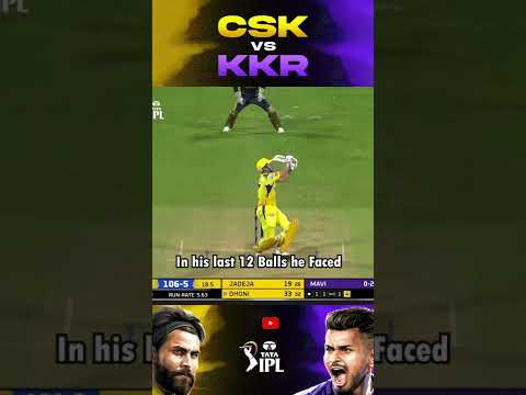 Thala Comeback 💛🔥| CSK vs KKR | IPL 2022 | Match 1 Highlights | #Shorts