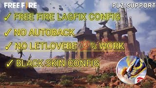 FREE FIRE LAGFIX CONFIG FILE 💯%WORK LAGFIX VERSION 1.65.3 #freefirelagfix1gbram