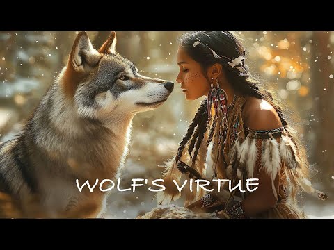 Wolf's Virtue - 3 Hours Native American Flute Sleep Music | Relaxing Meditation Music