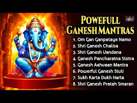 Powerful Ganesh Mantras | Nonstop Ganesh Bhajans |  Bhakti  Songs | Ganesh JukeBox