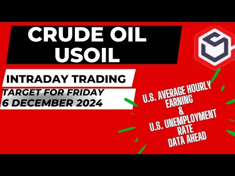 Crude Oil Trading | Crude Oil Prediction for Today Friday 6 December 2024 with TARGET