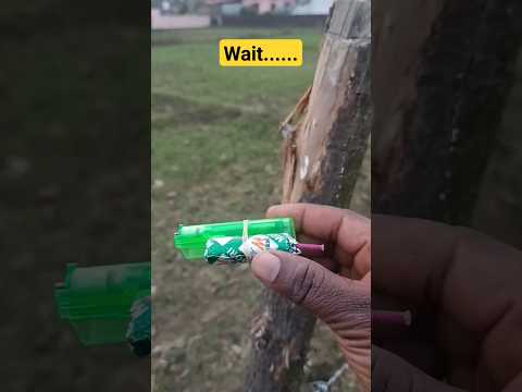 Bullet Bomb Connect Gas Lighter Experiment 💥 #shortsfeed #bulletbomb #diwalifirecaracker