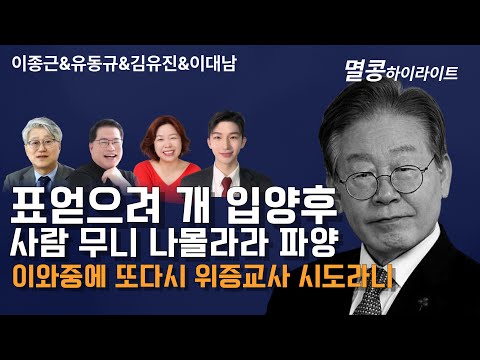 [멸콩 하이라이트] 표얻으려 개 입양후 사람 무니 나몰라라 파양 이와중에 또다시 위증교사 시도라니