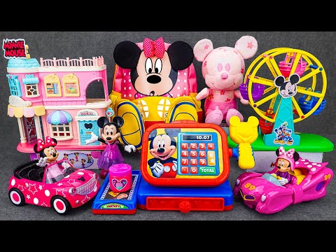 Satisfying with Unboxing Minnie Mouse Bow-tique Electronic Cash Register Playset | Review Toys ASMR