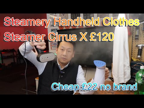 Steamery Handheld Clothes Steamer Cirrus X First use and review by Benson Chik