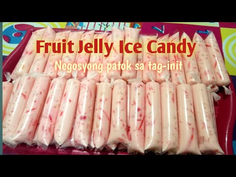 Fruit Jelly Ice Candy ll pangnegosyo recipe