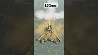 Men of War II Biggest to Smallest Field Howitzer #mow2 #tanks #mowas2