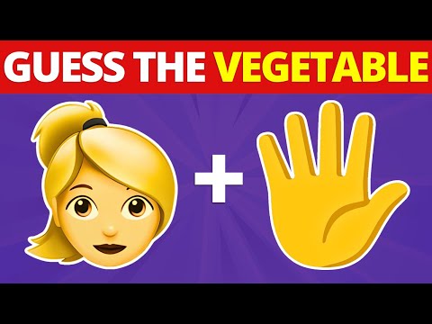 🍅 Guess The Vegetable by Emojis: Emoji Riddles