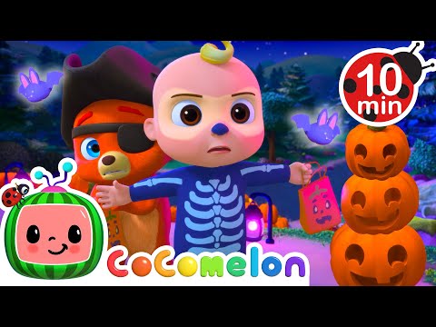 Pumpkin Trick or Treat 🎃 Be Brave Boba! | CoComelon Animal Time | Moonbug Kids - Farm Animals