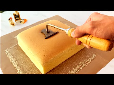 Taiwanese Castella Cake | 5 Ingredients Recipe | 古早味蛋糕