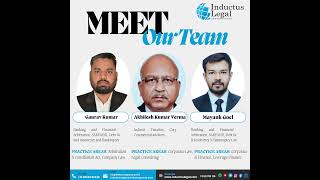 Meet Our Expert Team at Inductus Legal: Your Legal Allies