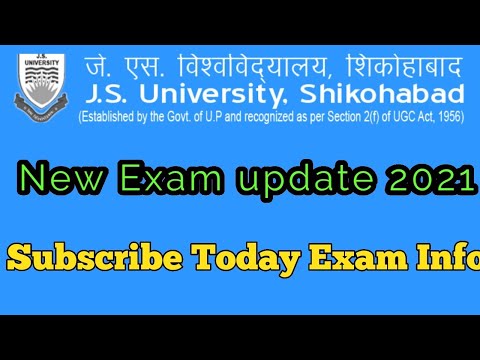 js university new exam update 2021 @todayexaminfo4593