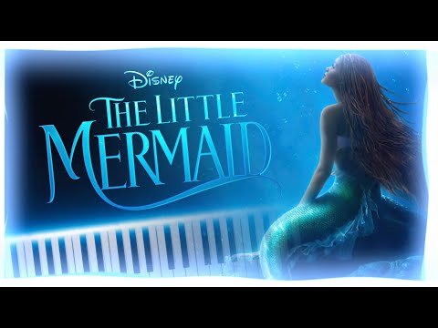 The Little Mermaid (2023) - Under the Sea (Piano Tutorial + Sheet Music) [lofi]