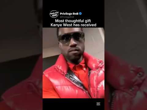 Most thoughtful gift Kanye West has received #kanyewest #rap #hiphop #rapper