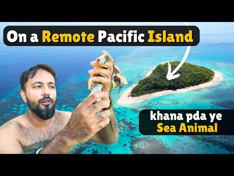 EATING strange THINGS on a REMOTE Island in TUVALU