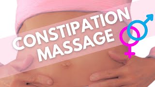 Constipation Massage 💩 RAPID Bloating & Constipation Relief 💩 PHYSIO Home Treatment