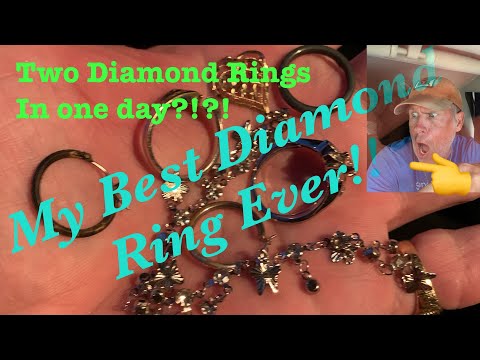 Perseverance Diamonds! Metal Detecting Clearwater Beach!!