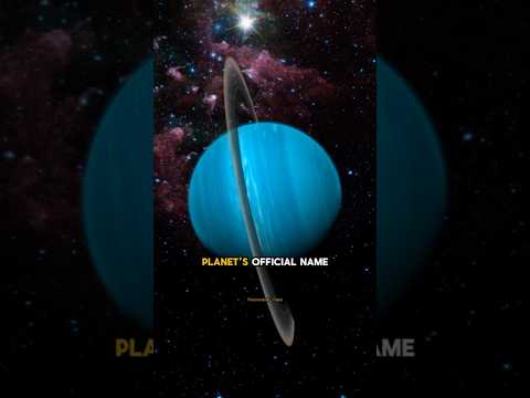 How Uranus got it's name!