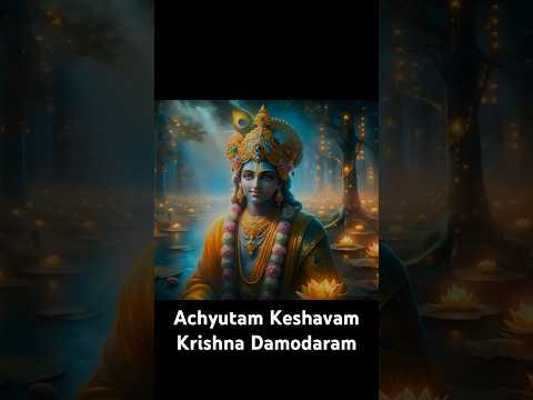 New Achyutam Keshavam Song #bhakti #krishna #bhajan