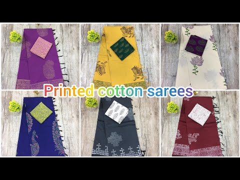 South  cottonmix printed sarees 💥 Rs900+shipping 💥 what'sapp-8072957889 #mksfashion #saree