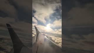 FLYING NEXT TO THE SUN #airplane #flying #sun #natureadventures #travel